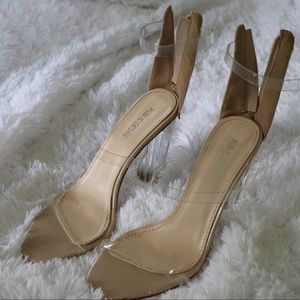 Clear public desire heels